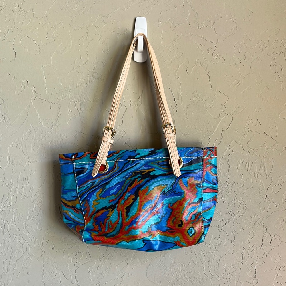 Sakroots shoulder watercolor print ‎ Abstract Tote Bag adjustable straps